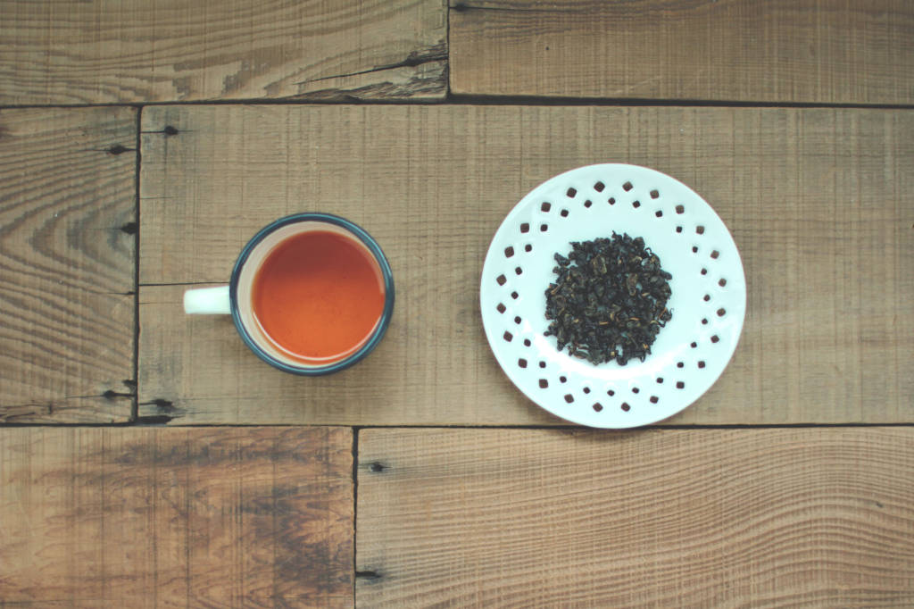 【 奶萱紅茶 】茶湯、茶葉外形