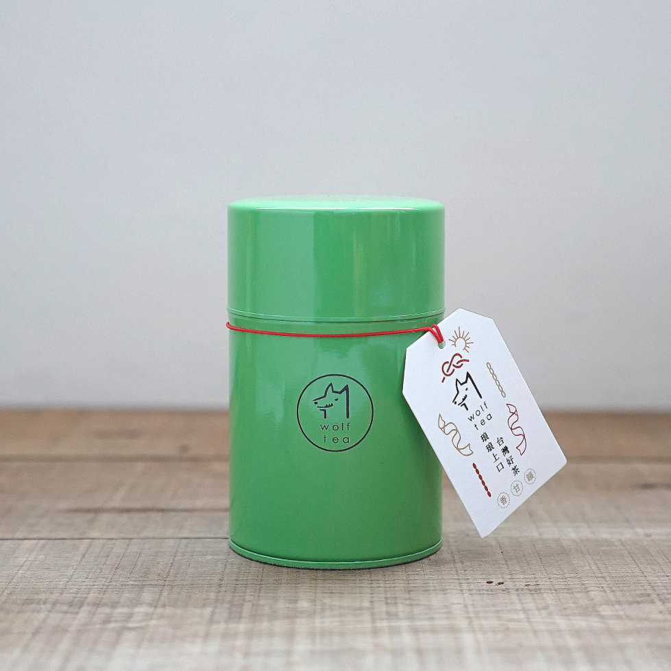 琅彩茶筒グリーン｜保存に実用｜台湾茶セット - 琅茶 Wolf Tea